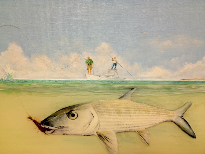 On the flats (Bonefishing)